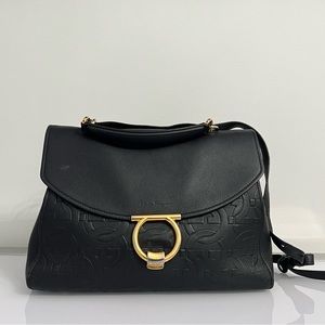 Black Ferragamo bag